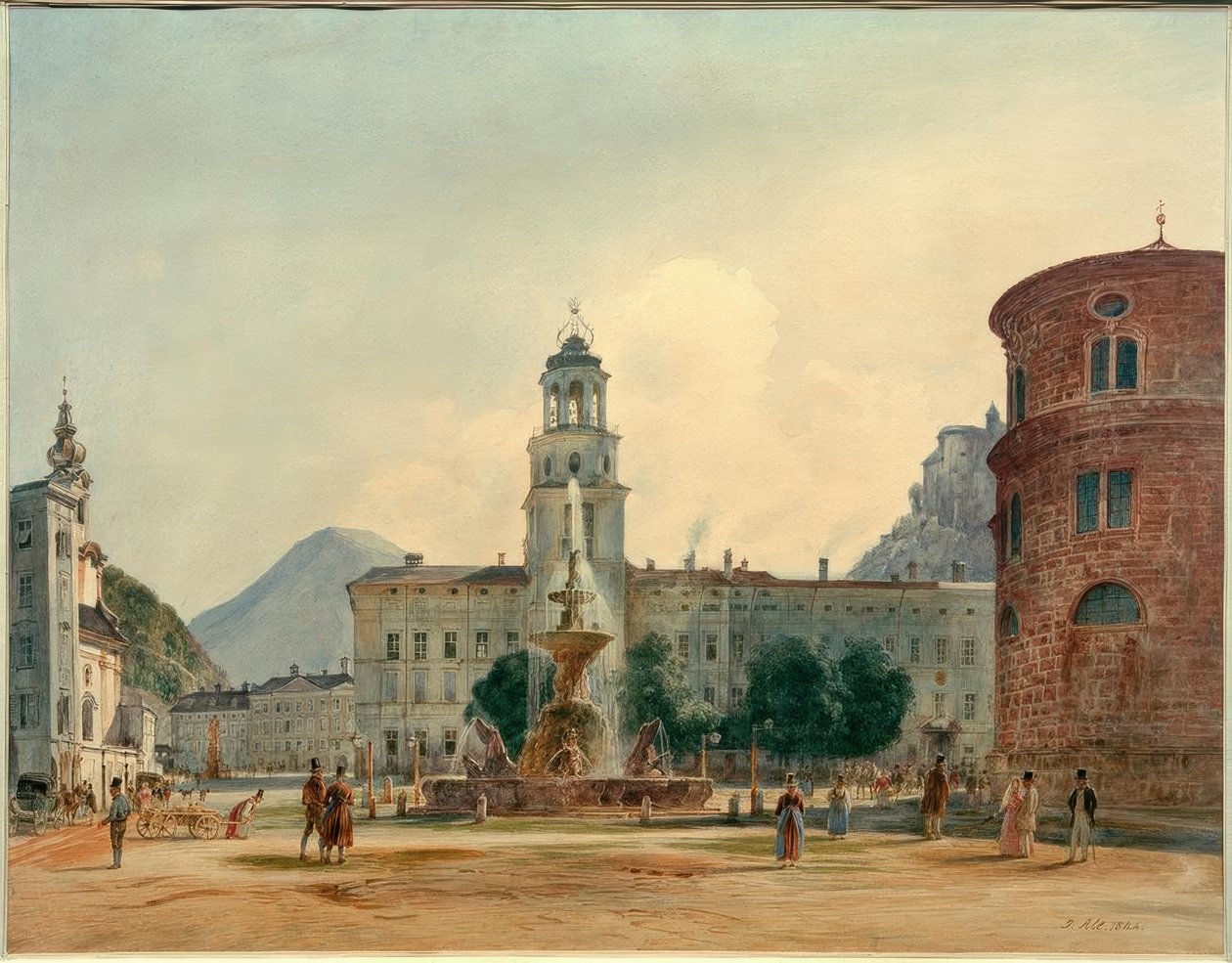 Salzburg (Austria) by Rudolf von Alt