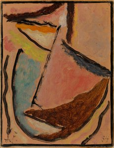 Meditation Small Abstract Head