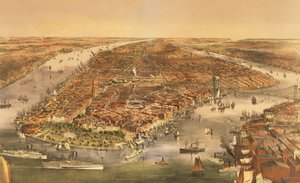 The City of New York, Published by Currier and Ives