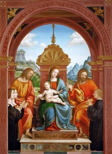 Madonna and Child with Saints James, Philip and the Family of Antonio Busti