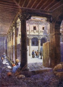 Northern Spain: Burgos, Patio of the Casa de Miranda