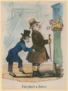 Fair plays a Jew; cartoon