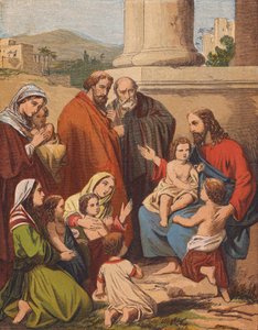 Jesus Christ Blessing the Little Children
