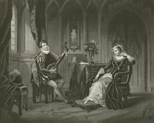 Mary Queen of Scots and her Secretary Chatelar