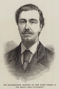 Mr Blackburne, Winner of the First Prize at the Berlin Chess Tournament