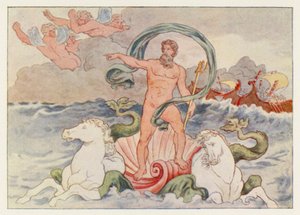 Virgil’s Aeneid: Neptune stilling the Waves