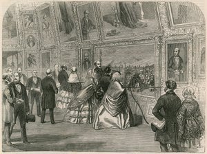 Visit of Her Majesty, Prince Albert and the Queen of Portugal to the Royal Academy