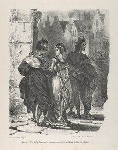Faust Trying to Seduce Marguerite, 1825-27