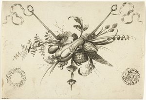 Festoon with Flowers, Leaves, and Fruits
