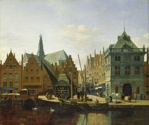 View of the Spaarne at Haarlem, 1667