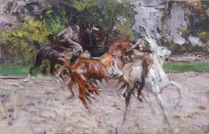 Horses at the Bois de Boulogne