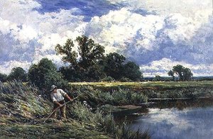 The River Lea, near Broxbourne in Hertfordshire