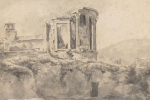 View of the Temple of Vesta at Tivoli