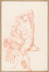 Ignudo from Sistine Chapel ceiling