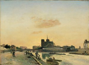 View of Notre-Dame, Paris, 1864
