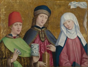 Saints Cosmas and Damian and the Virgin, The Liesborn Altarpiece, ca. 1470-1480