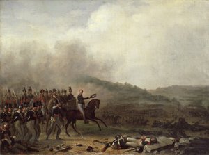 Willem Frederik (1772-1843) Prince of Orange at the Battle of Quatre Bras