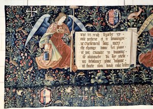 Hanging of the Revelation (1373-1383), Angels Carrying Instruments of the Passion
