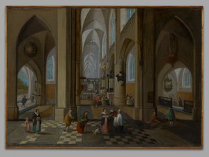 Interior of a Gothic Church