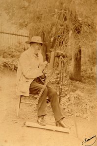 Portrait of Yakov Petrovich Polonsky at the Easel