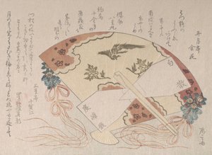 Decorated Fan for the New Year