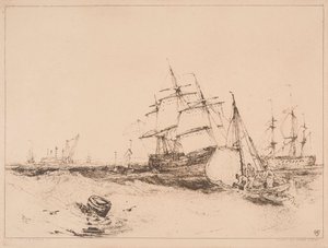 Shipping at the Entrance of the Medway, No. 2