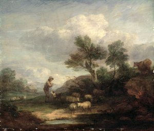 Landscape with Sheep