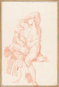 Ignudo from Sistine Chapel Ceiling