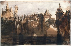 Town with a Broken Bridge