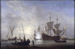 Shipping in a calm
