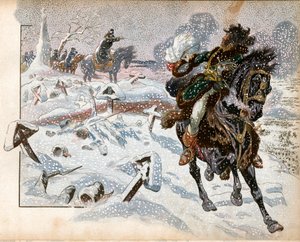 Joachim Murat at the Battle of Eylau on February 8